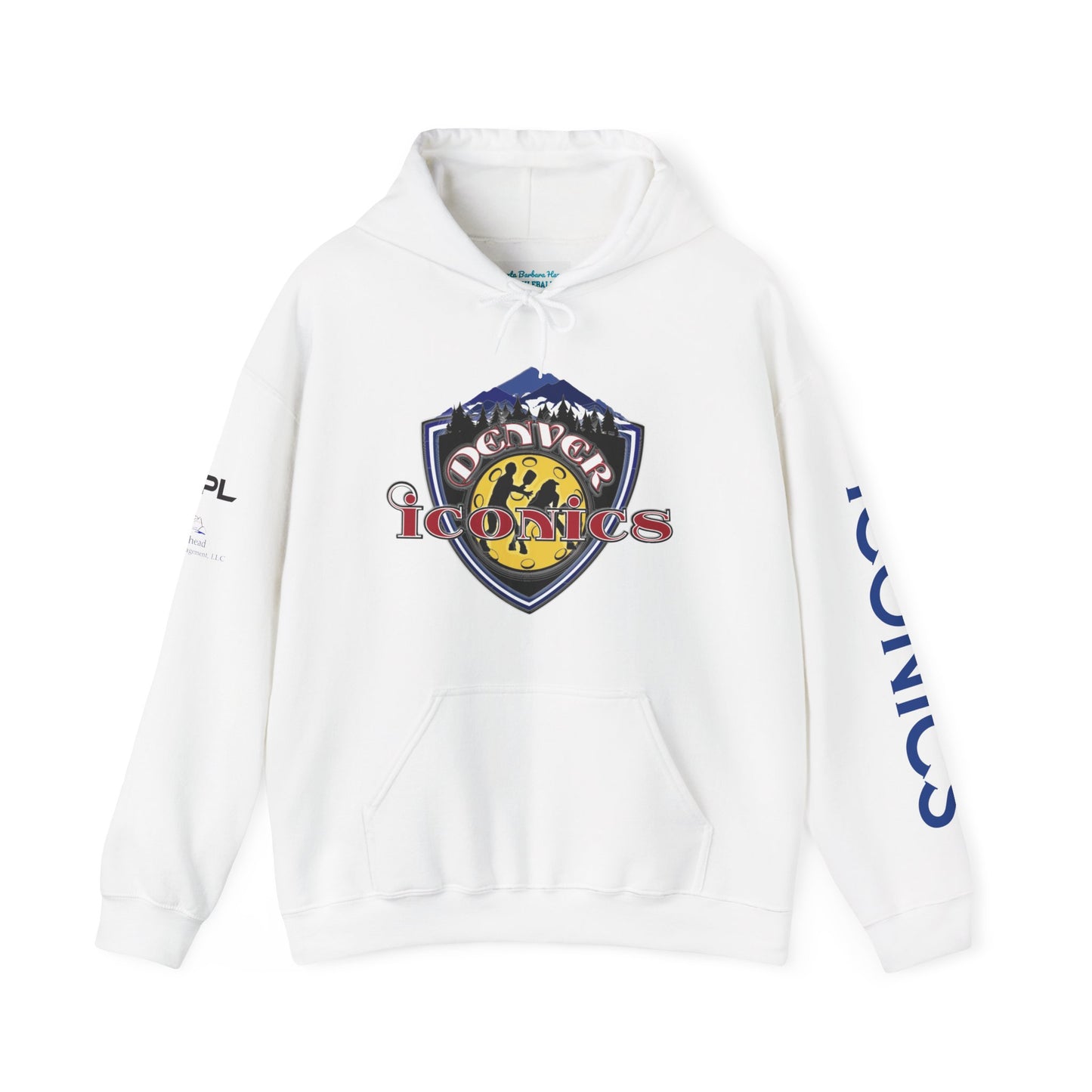 Denver Iconics NPL Team - 4 Sided Design - Unisex Hoodie (customize name)