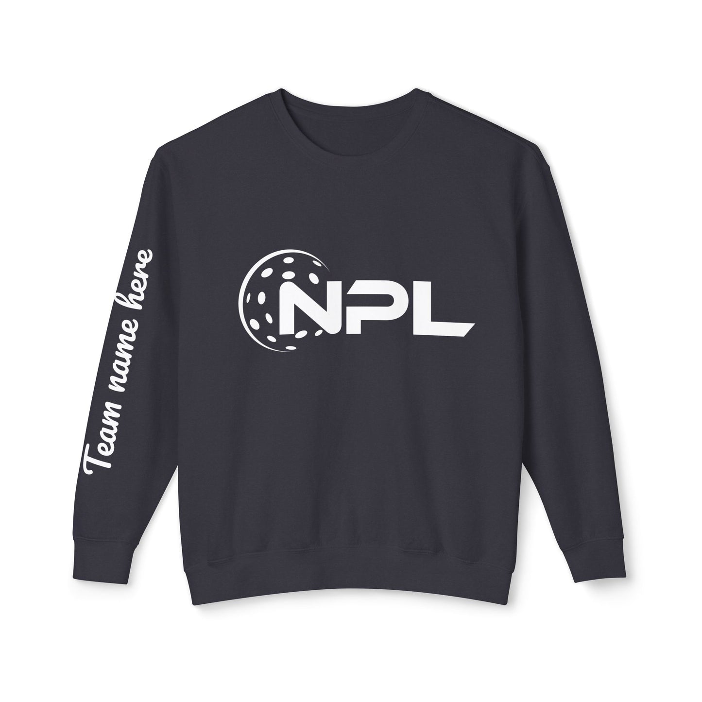 NPL Customize Any Side Unisex Lightweight Garment Dyed Crew
