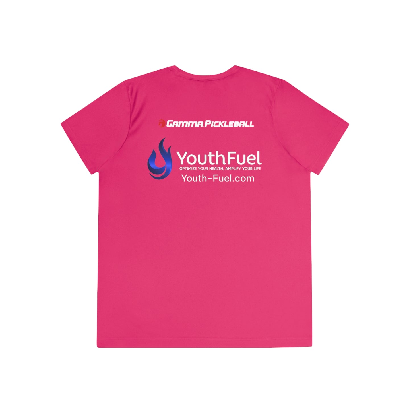 YouthFuel - SPF 40, Ladies Moisture Wicking Competitor Tee (Gamma Logo added)