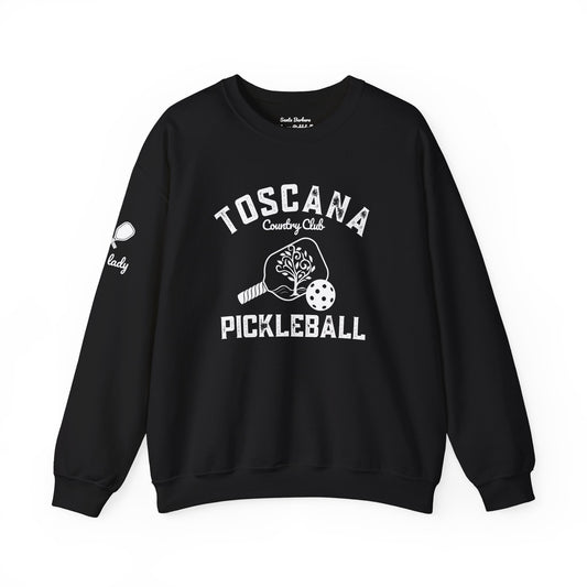 Copy of  Custom name, back & sleeve (boss lady)-  Toscana Pickleball Unisex Crew