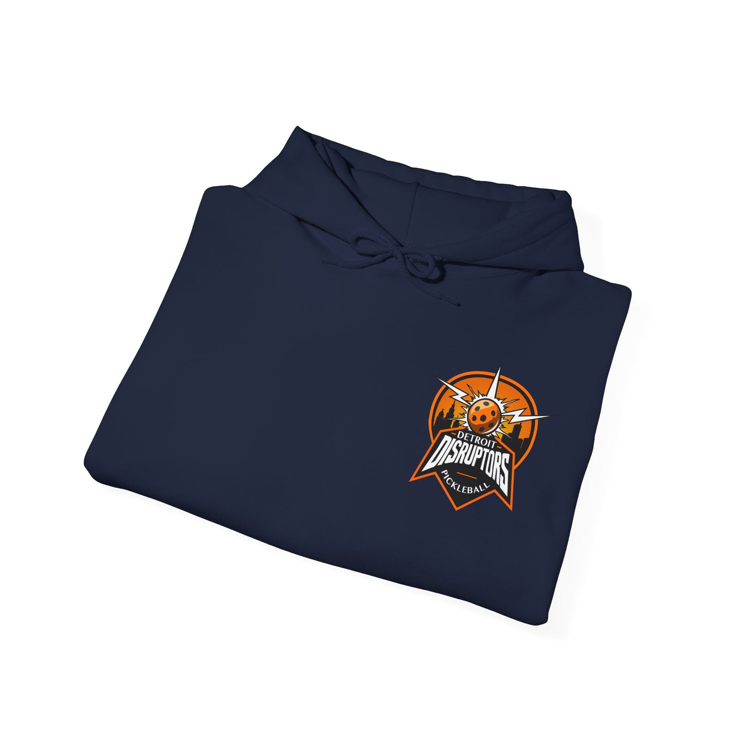 Detroit Disruptors Unisex Hoodie - Customize Sleeve or Back w/ Name - 50% cotton/poly (add in instructions)