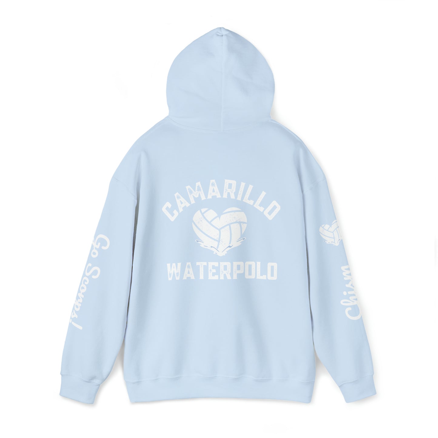 Chism Camarillo Waterpolo Hoodies - CUSTOMIZE any side - put in the notes of order