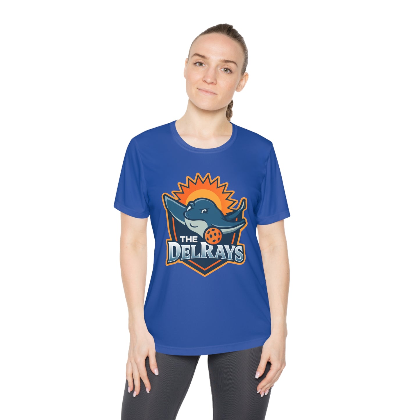 The Del Rays Ladies SPF 40 Sprt Tek Competitor Tee - Add name