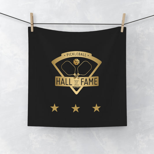 Pickleball Hall of Fame - Face Towel - Customize Hall of Fame Name or leave blank