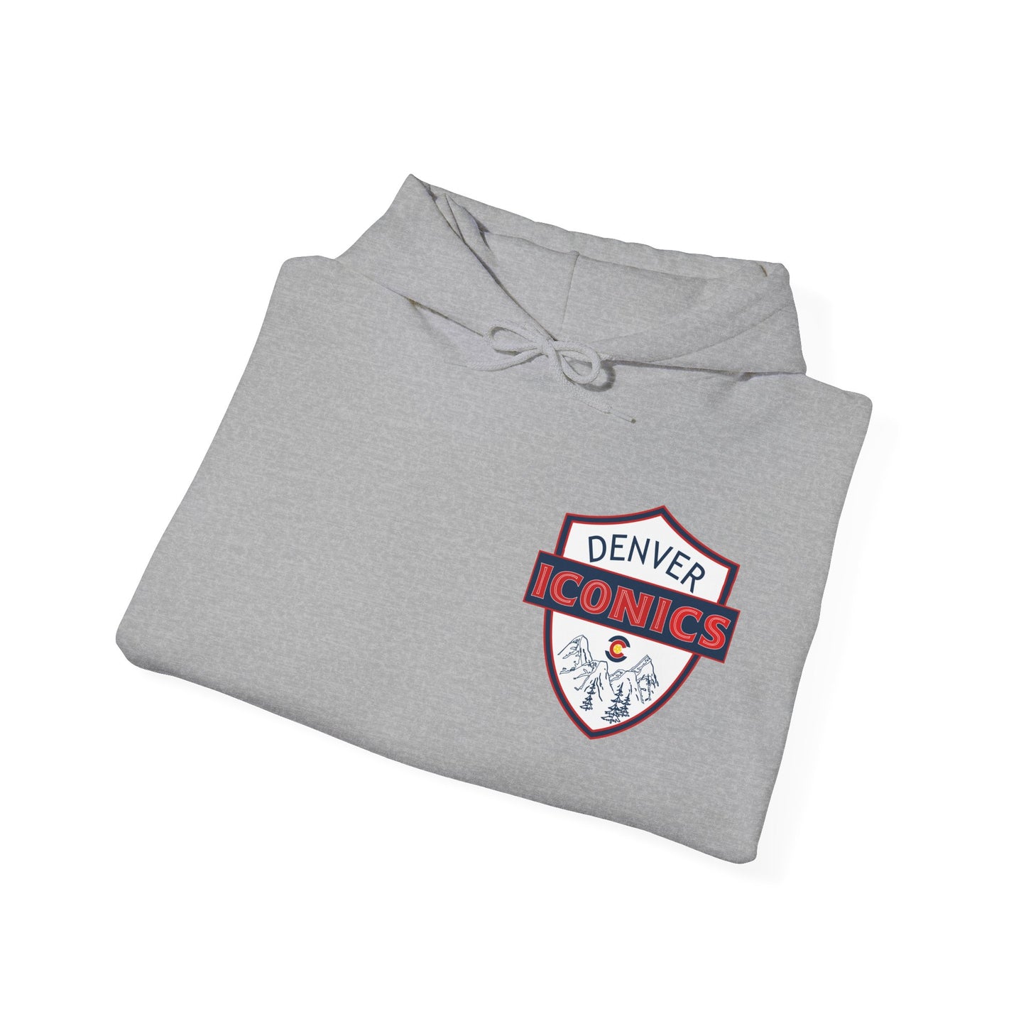 SHANE Denver Iconics Unisex Hoodie. 50% cotton/poly - Customize name to back or sleeve