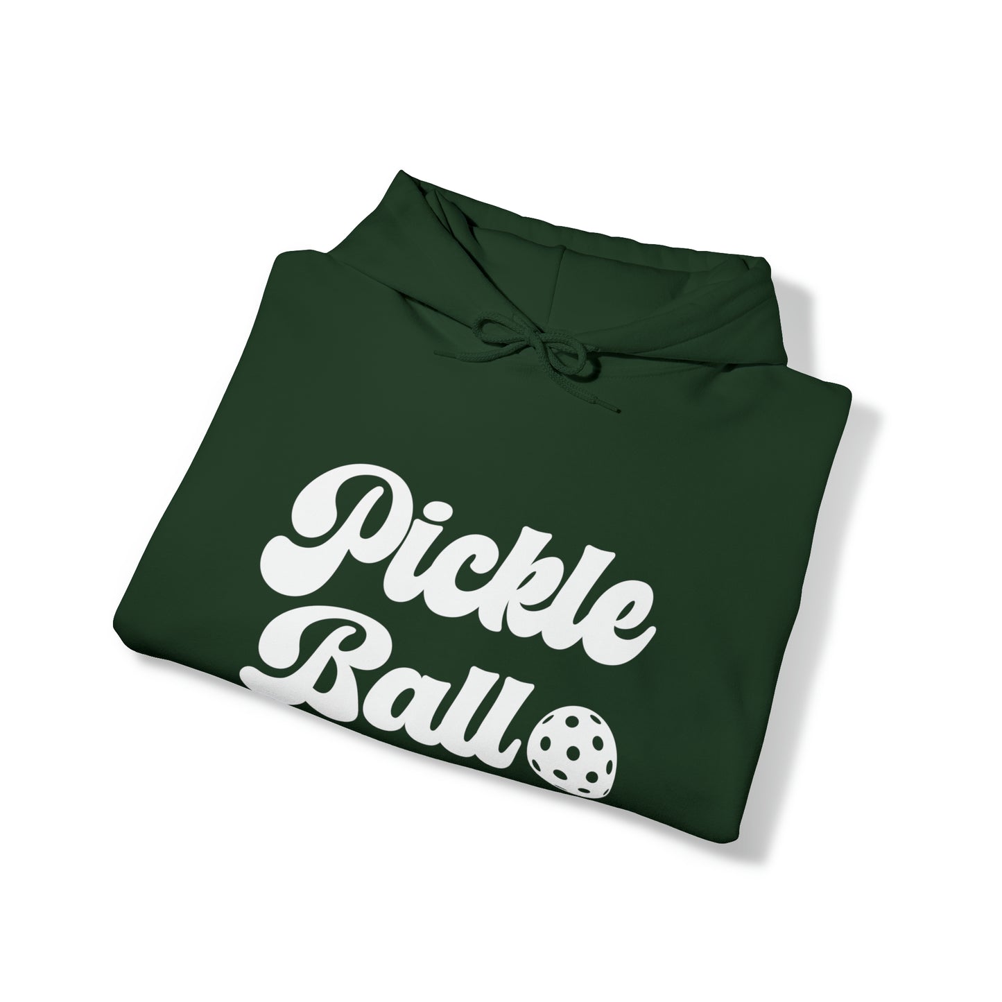 Retro Pickleball Hoodie - customize sleeves & back, add in notes