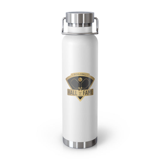 Pickleball Hall of Fame Copper Vacuum Insulated Bottle, 22oz