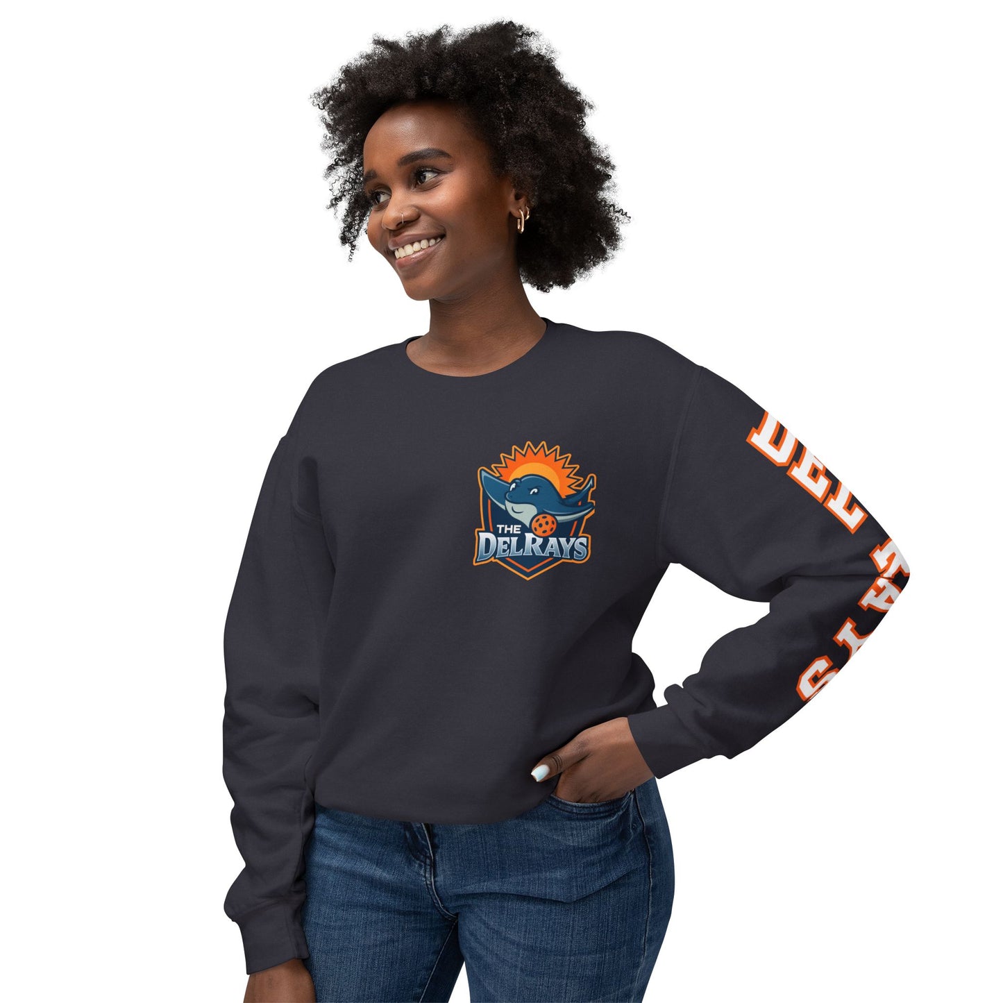 The Del Rays Unisex Extra Lightweight 100% Cotton Crew - Add Name