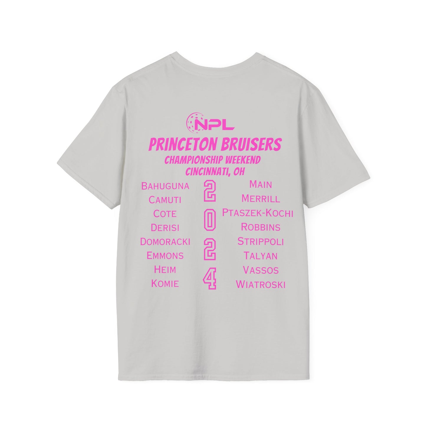 Princeton Bruisers Pink Version - Season 23-24 Unisex Softstyle T-Shirt