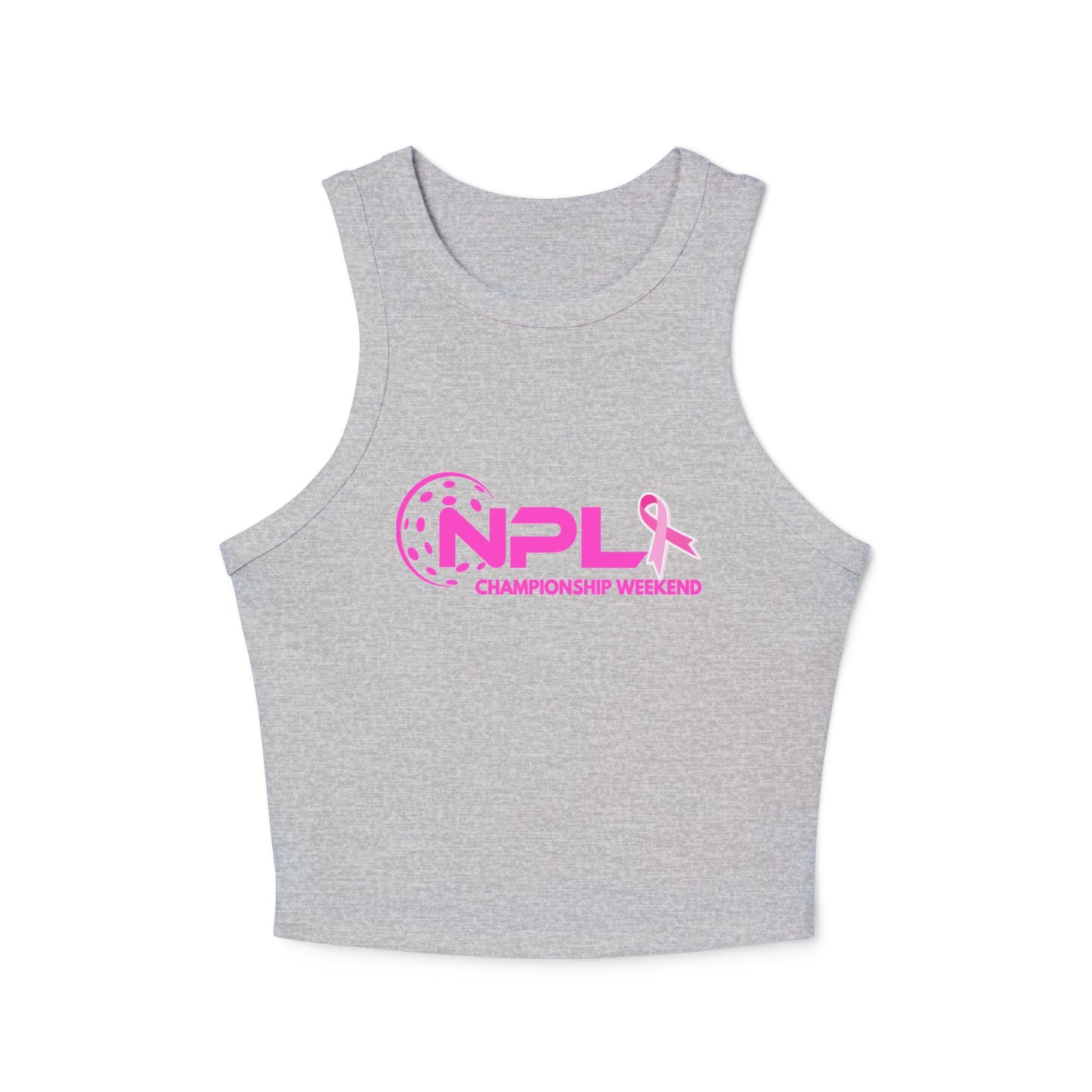 NPL Championship Weekend w/ ribbon -Women's Micro Rib Racer Tank Top