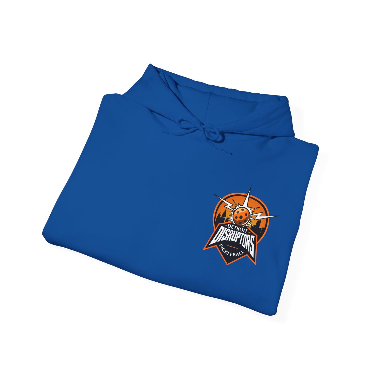 Detroit Disruptors Unisex Hoodie - Customize Sleeve or Back w/ Name - 50% cotton/poly (add in instructions)