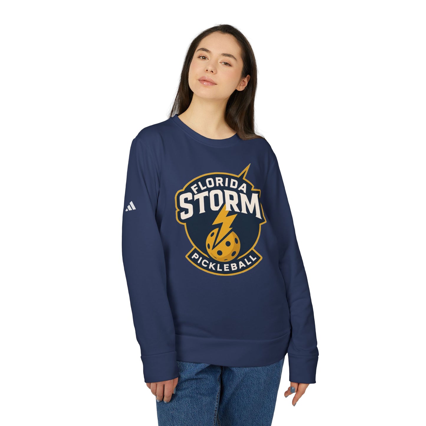 Florida Storm warmer Adidas Unisex Fleece Crew 2 sided