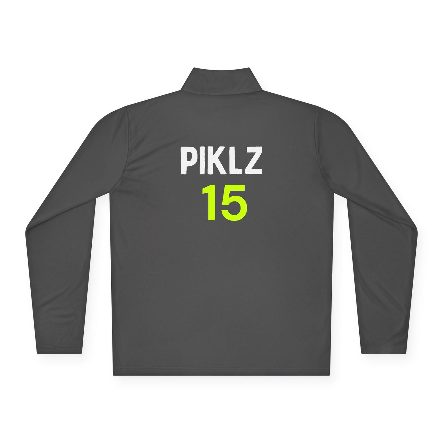 PICKLZ 15 Unisex SPF 40 Moisture Wicking Quarter-Zip Pullover - add your number in instructions