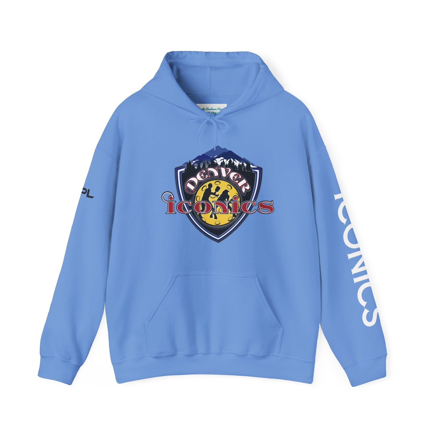Denver Iconics NPL Team - 4 Sided Design - Unisex Hoodie (customize name)