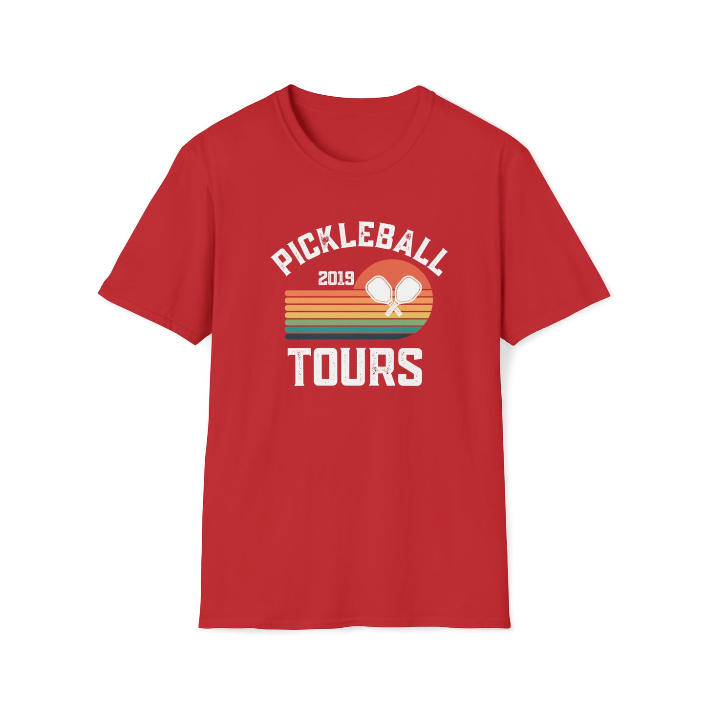 Pickleball Tours - Unisex Softstyle T-Shirt
