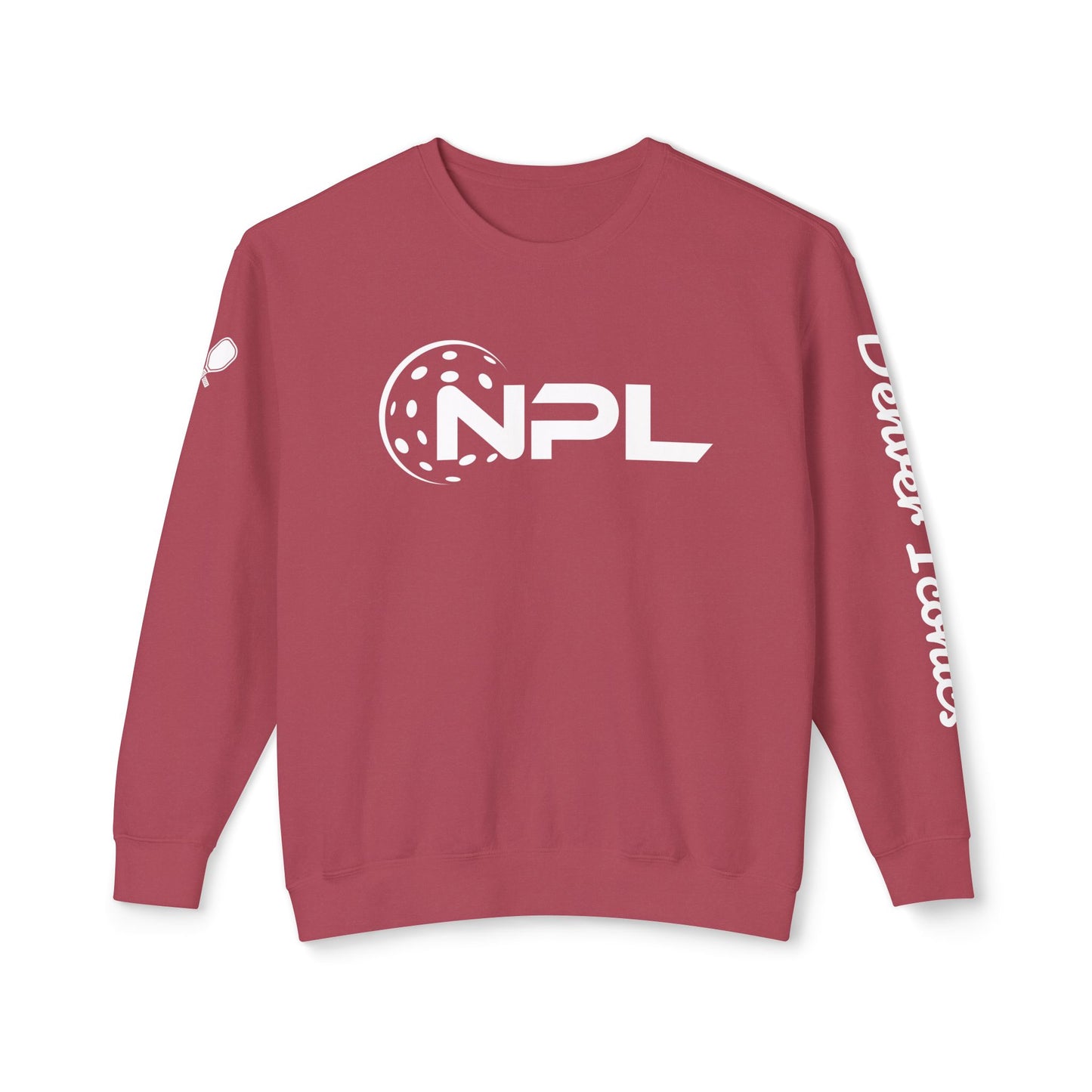 NPL Garment Dyed- Denver Iconics - Unisex 100% Cotton Lightweight Crew - Customize Sleeve w/ Name