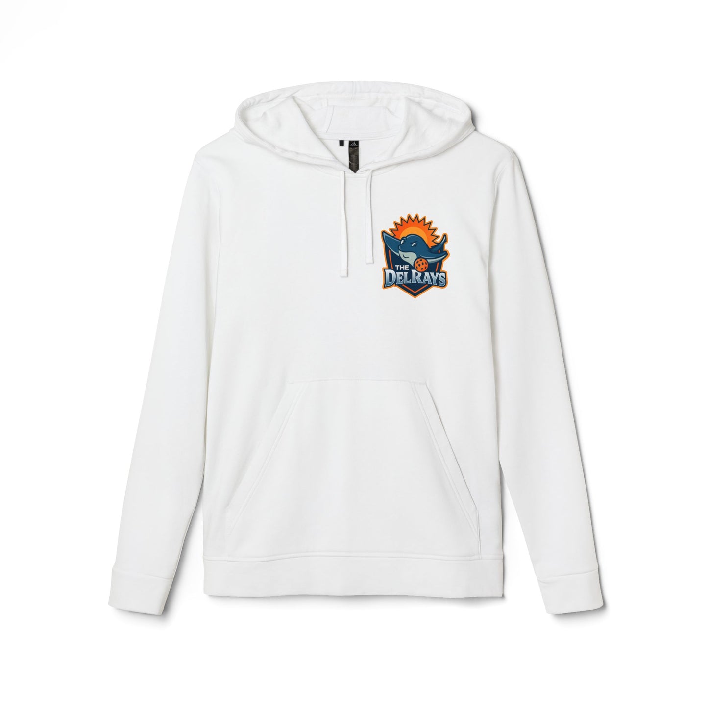 The Del Reys ADIDAS Unisex Fleece Hoodie 60% cotton/40% poly - add name
