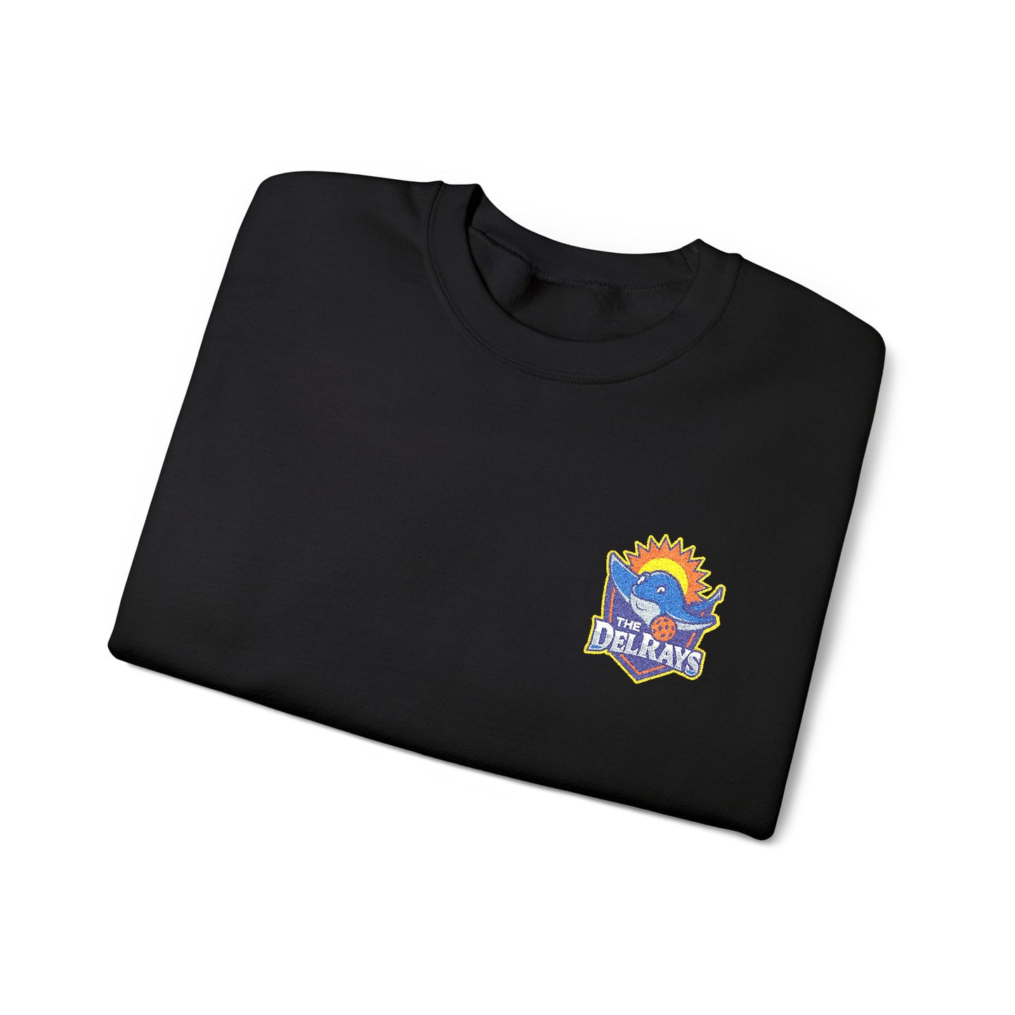 The Del Rays Unisex Embroidered Left Chest, Cuff only Crew