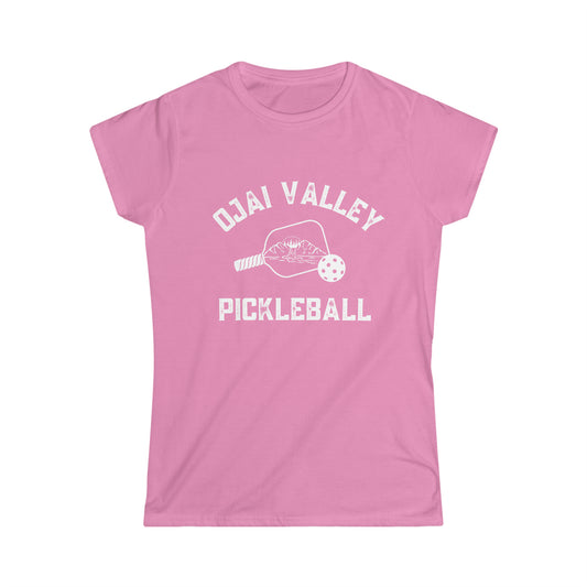Ojai Valley Pickleball Women's Softstyle Tee