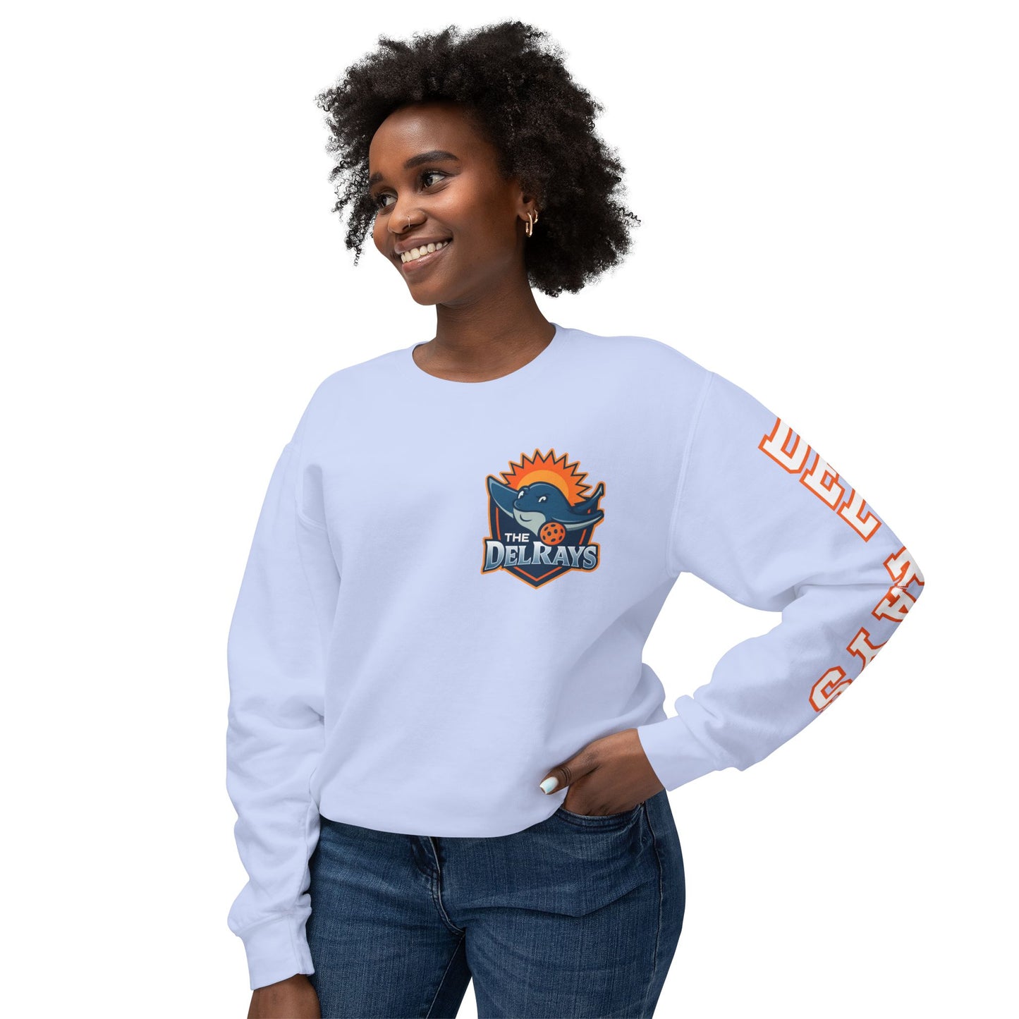 The Del Rays Unisex Extra Lightweight 100% Cotton Crew - Add Name