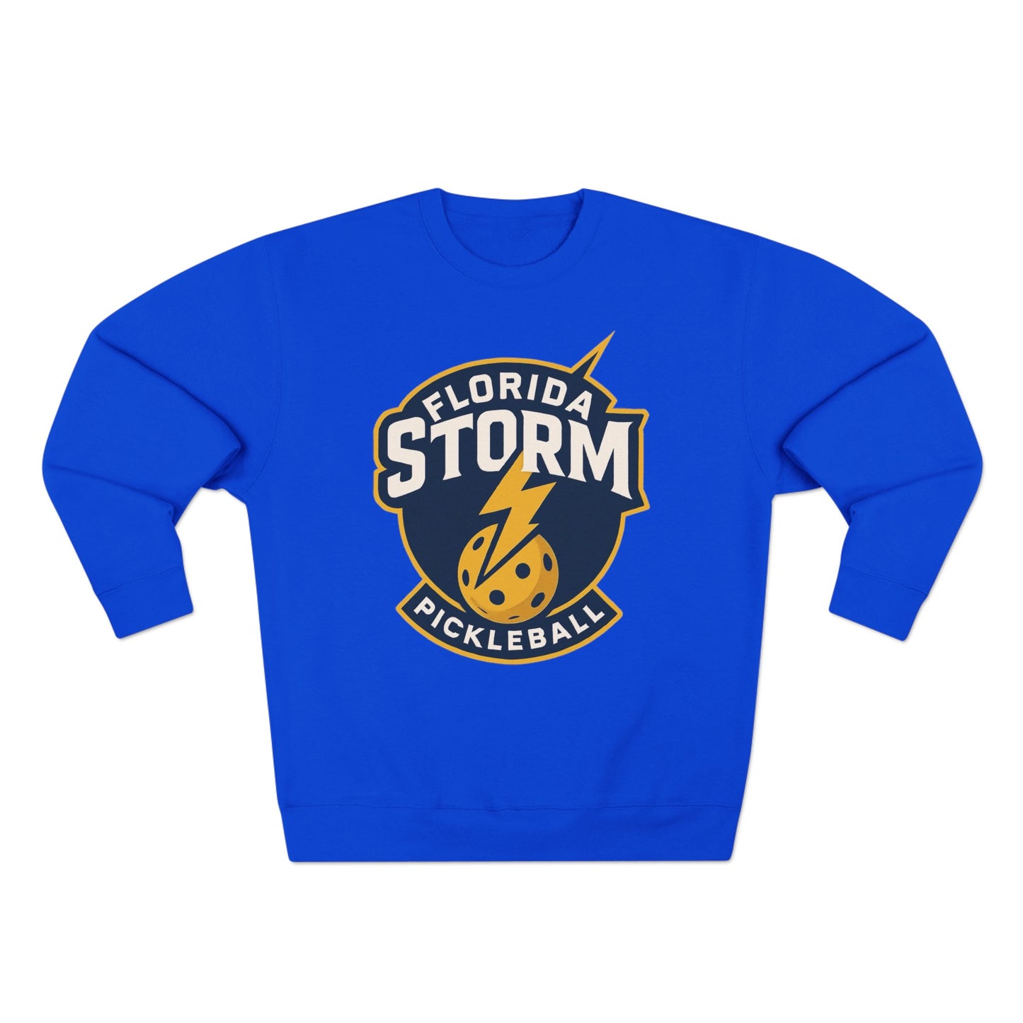 Florida Storm Unisex Crew- 2 sided (can personalize) warmer  80% cotton, 20% polyester