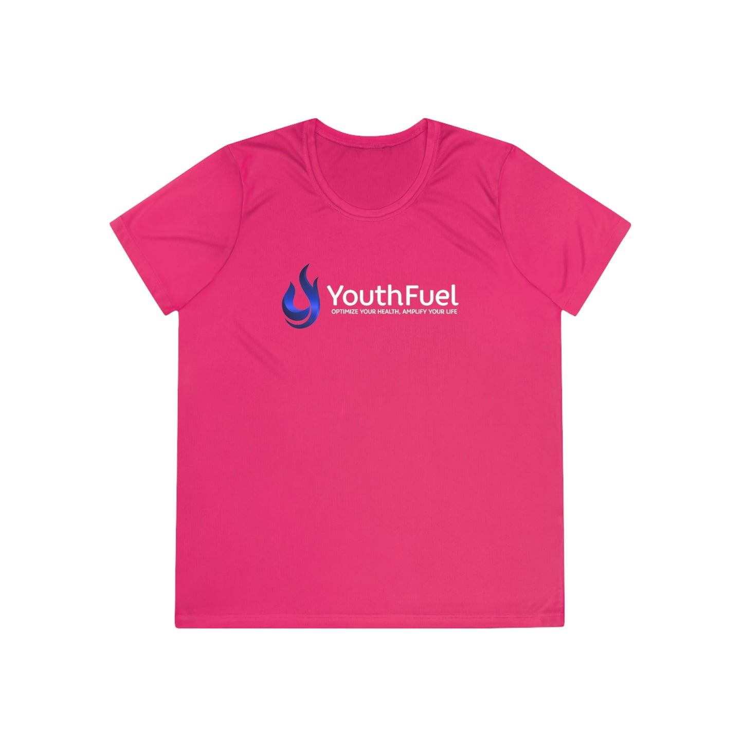 YouthFuel - SPF 40, Ladies Moisture Wicking Competitor Tee (Gamma Logo added)