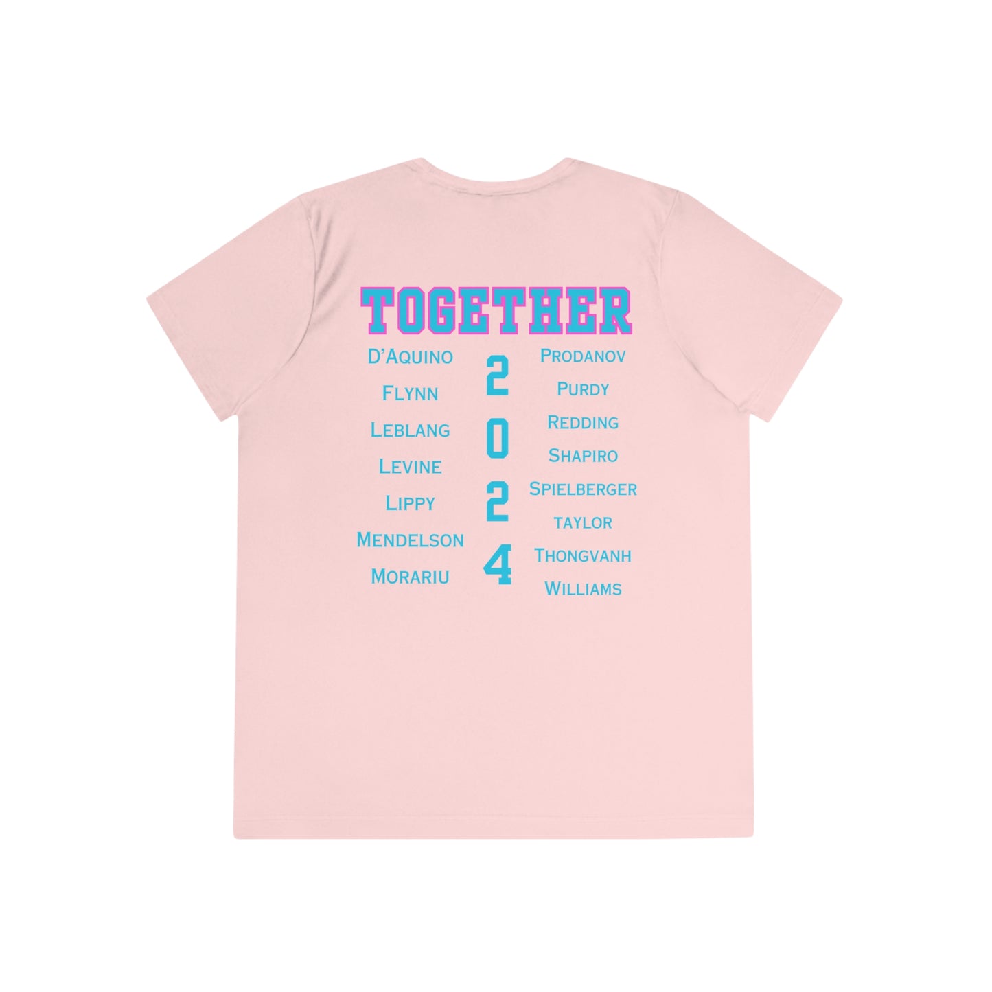 BOCA NPL ‘24 Champions - SPF 40 Ladies Performance T- player’s names on back