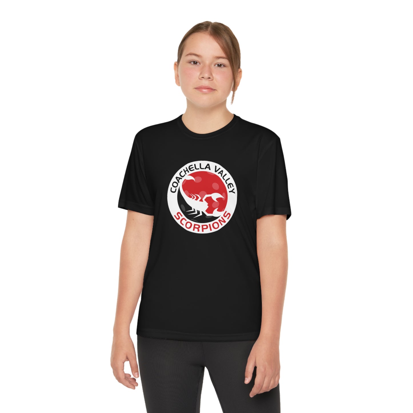 Coachella Valley Scorpions - Youth Competitor Tee, Moisture Wicking -customize back