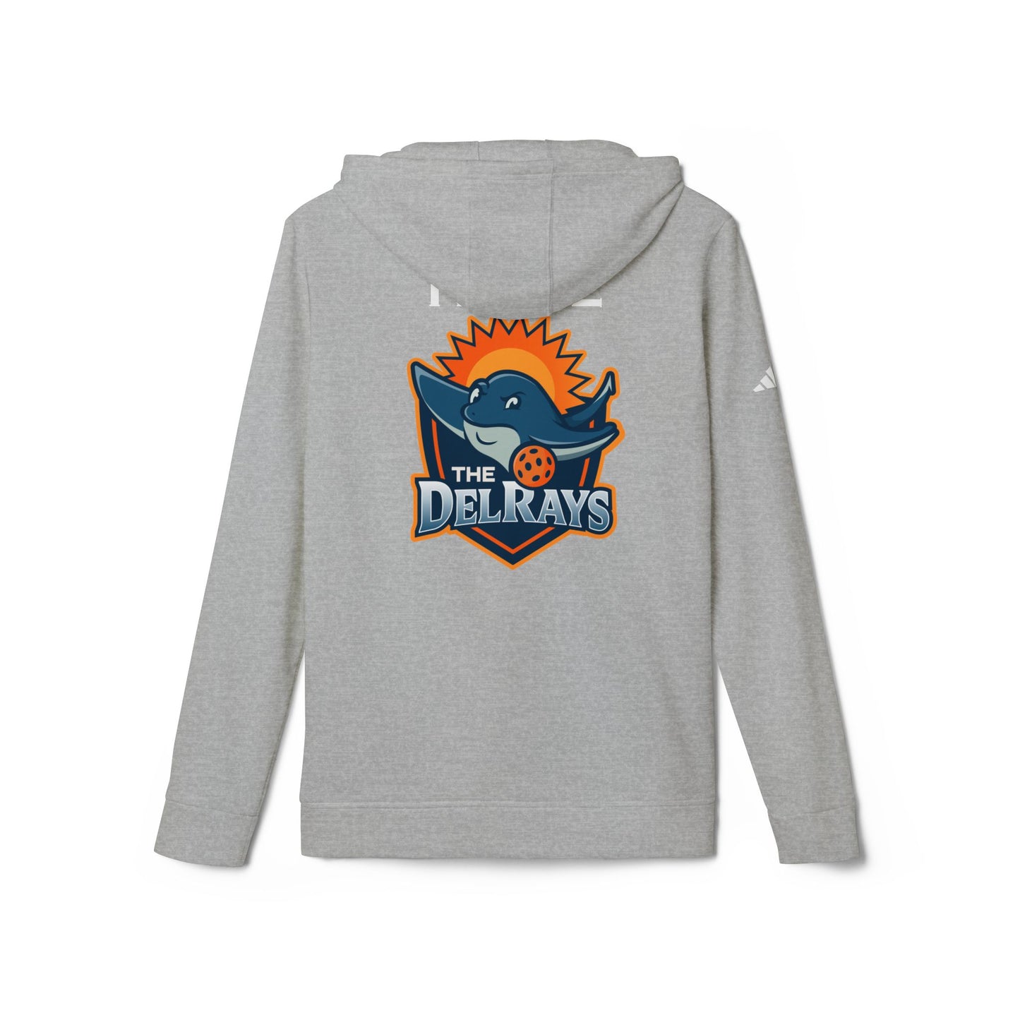 The Del Reys ADIDAS Unisex Fleece Hoodie 60% cotton/40% poly - add name