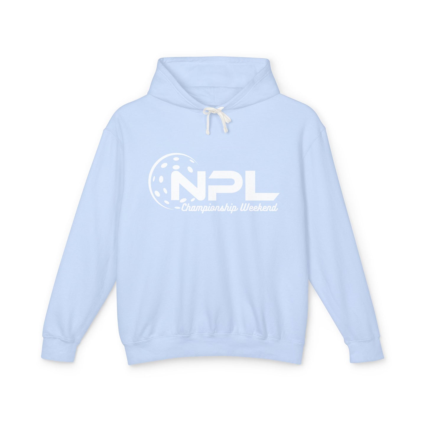 NPL Championship Weekend -Garment Dyed Unisex Lightweight Hoodie - Customize back