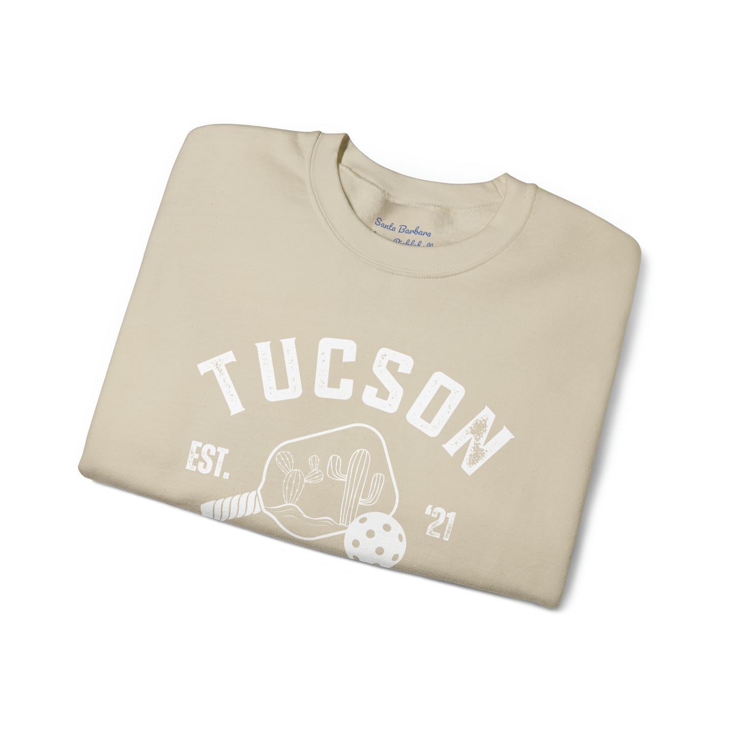 Hold the Pickle,Tucson Pickleball  - Crew. Customize sleeves where name is, add in notes