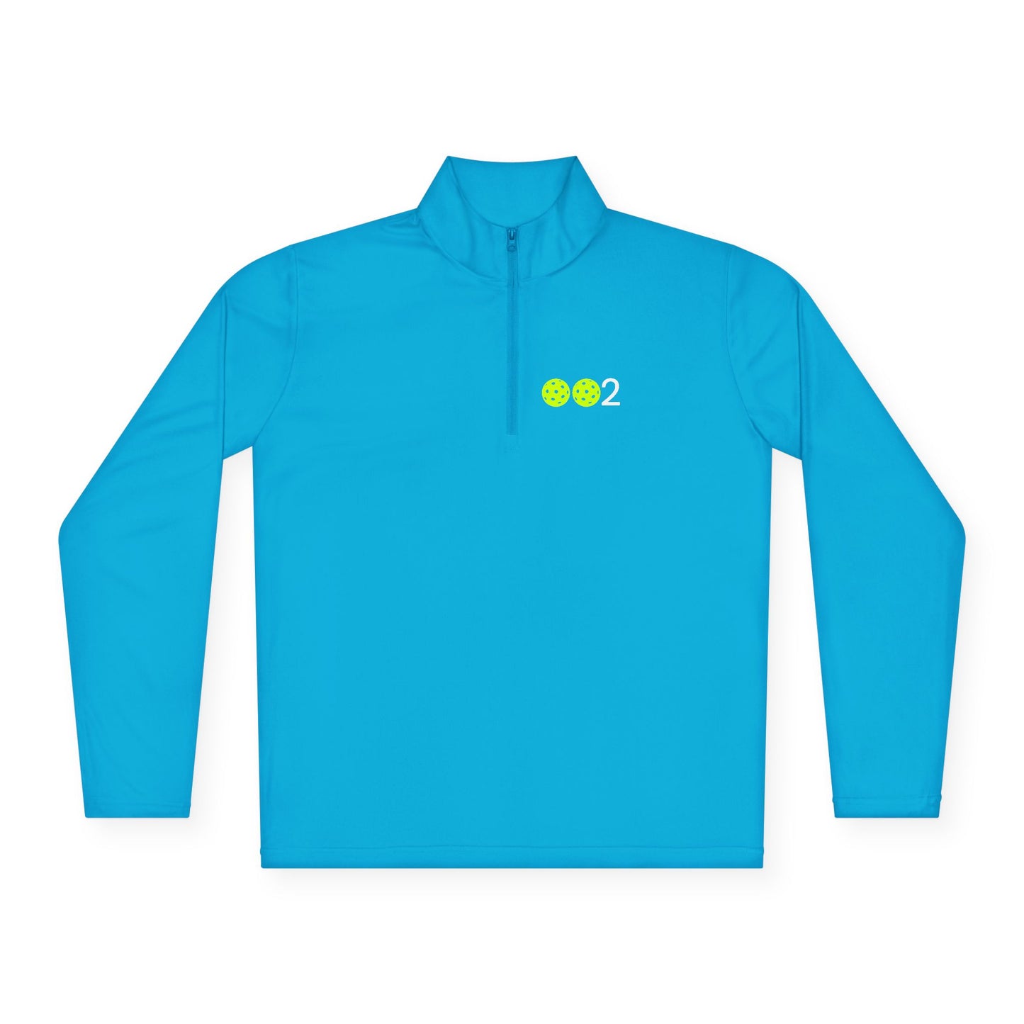 PICKLZ 15 Unisex SPF 40 Moisture Wicking Quarter-Zip Pullover - add your number in instructions