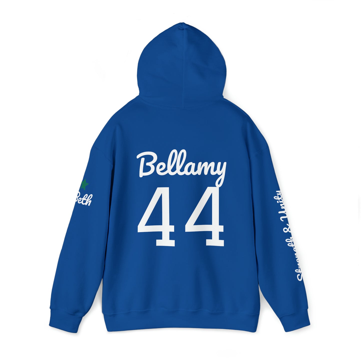 OKC Punishers Hoodie w/ Stars Green Letters - customize sleeve & back