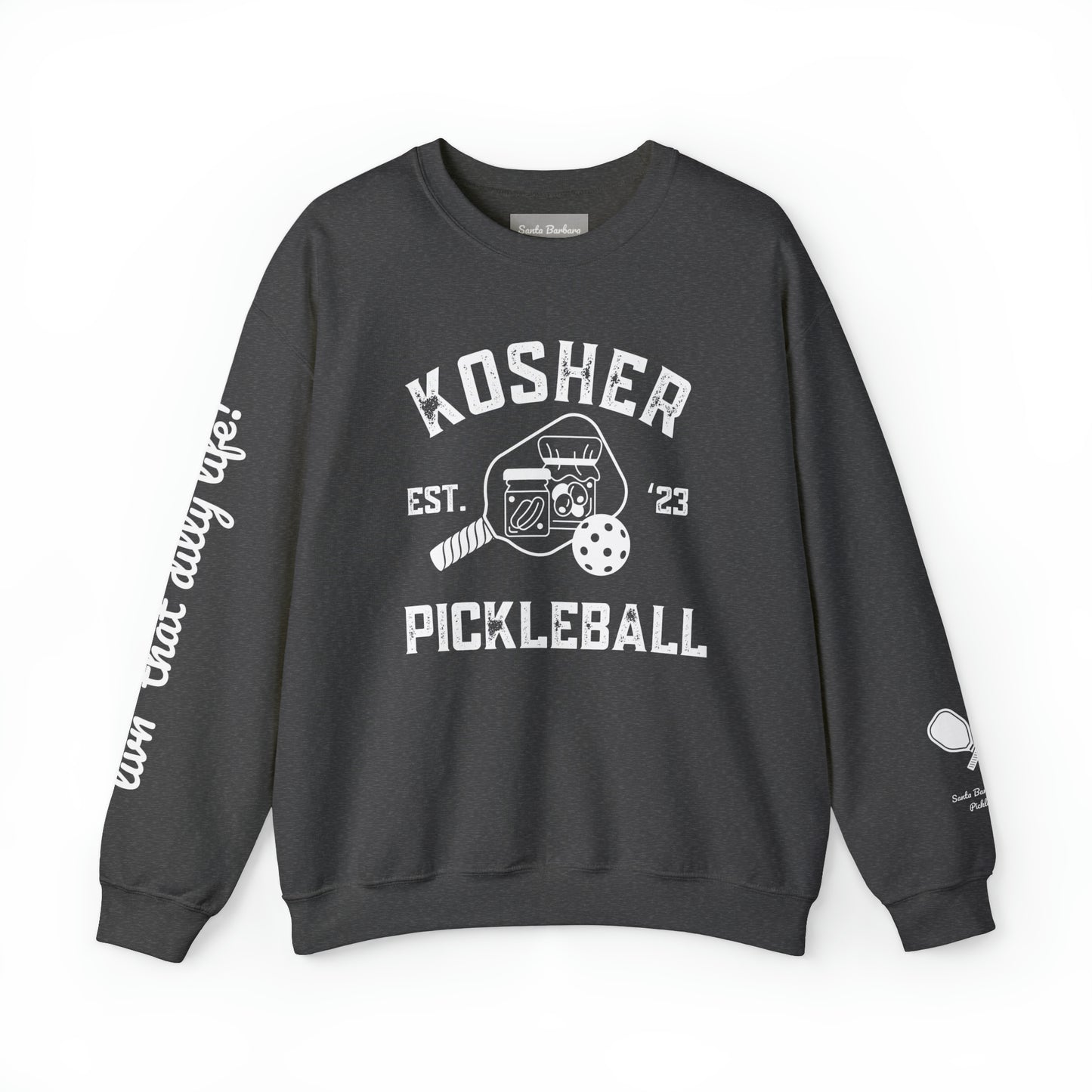 Kosher Pickleball Crew - Livin’ that dilly life! Can add your name to the sleeve please add in notes