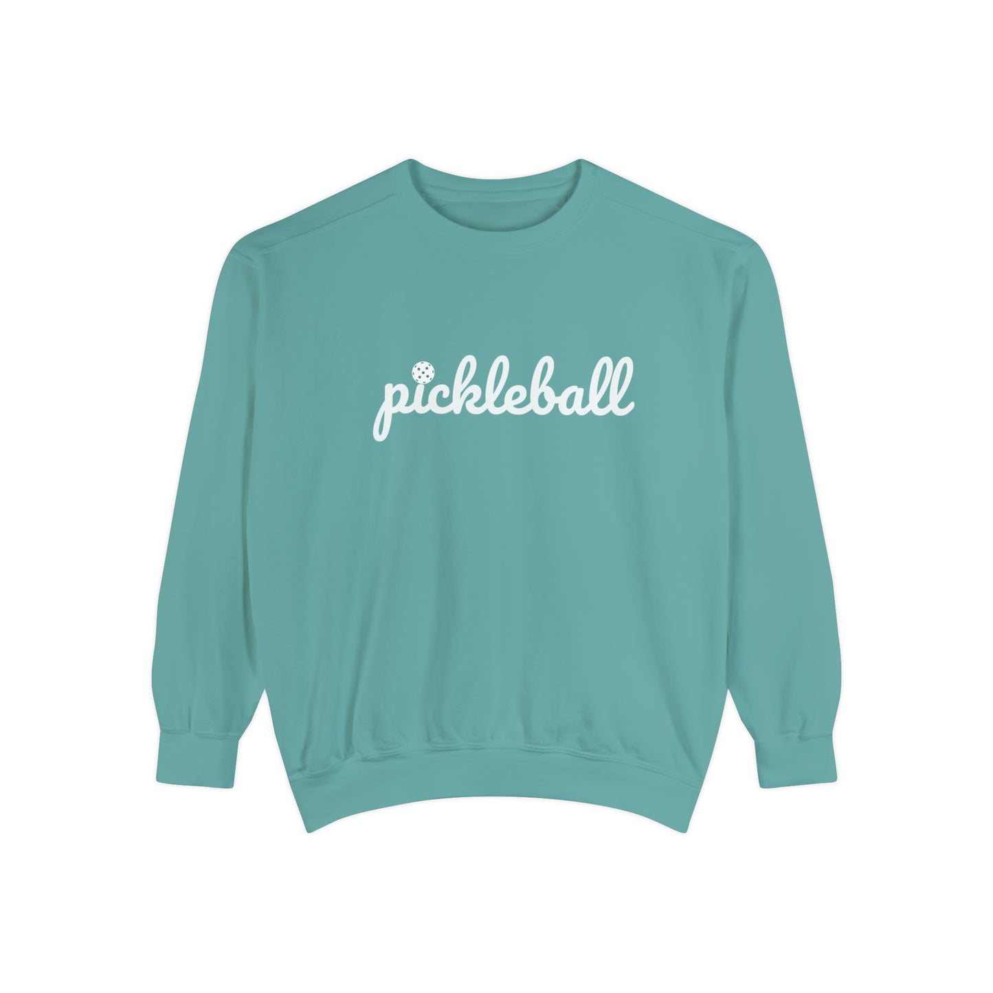 Kara’s Pickleball Script w/ Ball - unisex garment dyed crew. - Comfort Colors