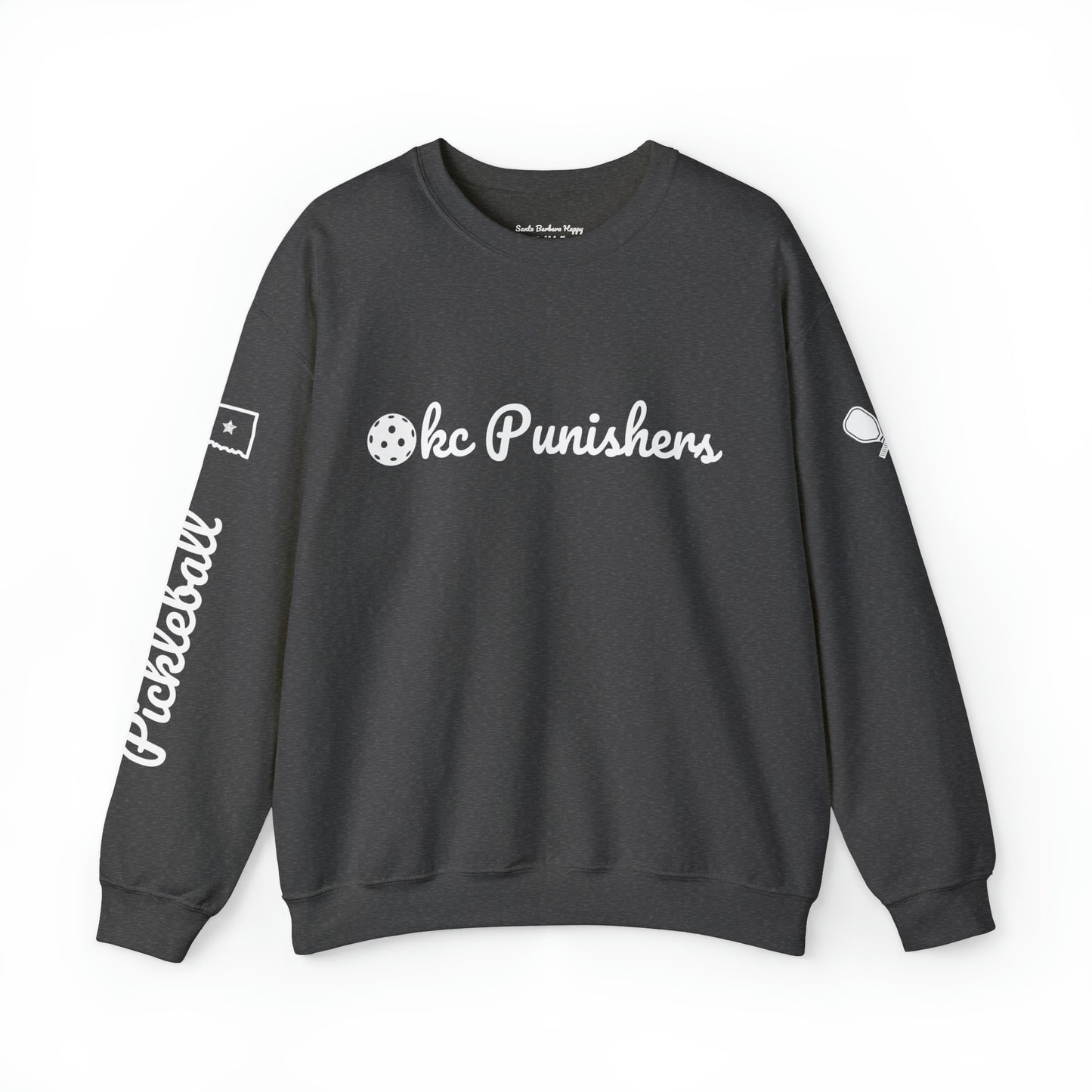 OKC Punishers Script Crew -50% cotton soft, Customize sleeve