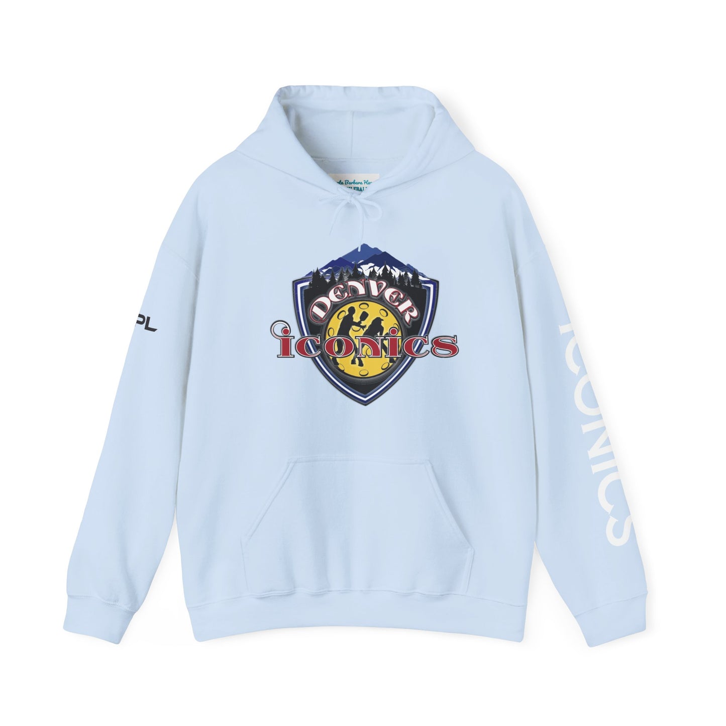 Denver Iconics NPL Team - 4 Sided Design - Unisex Hoodie (customize name)
