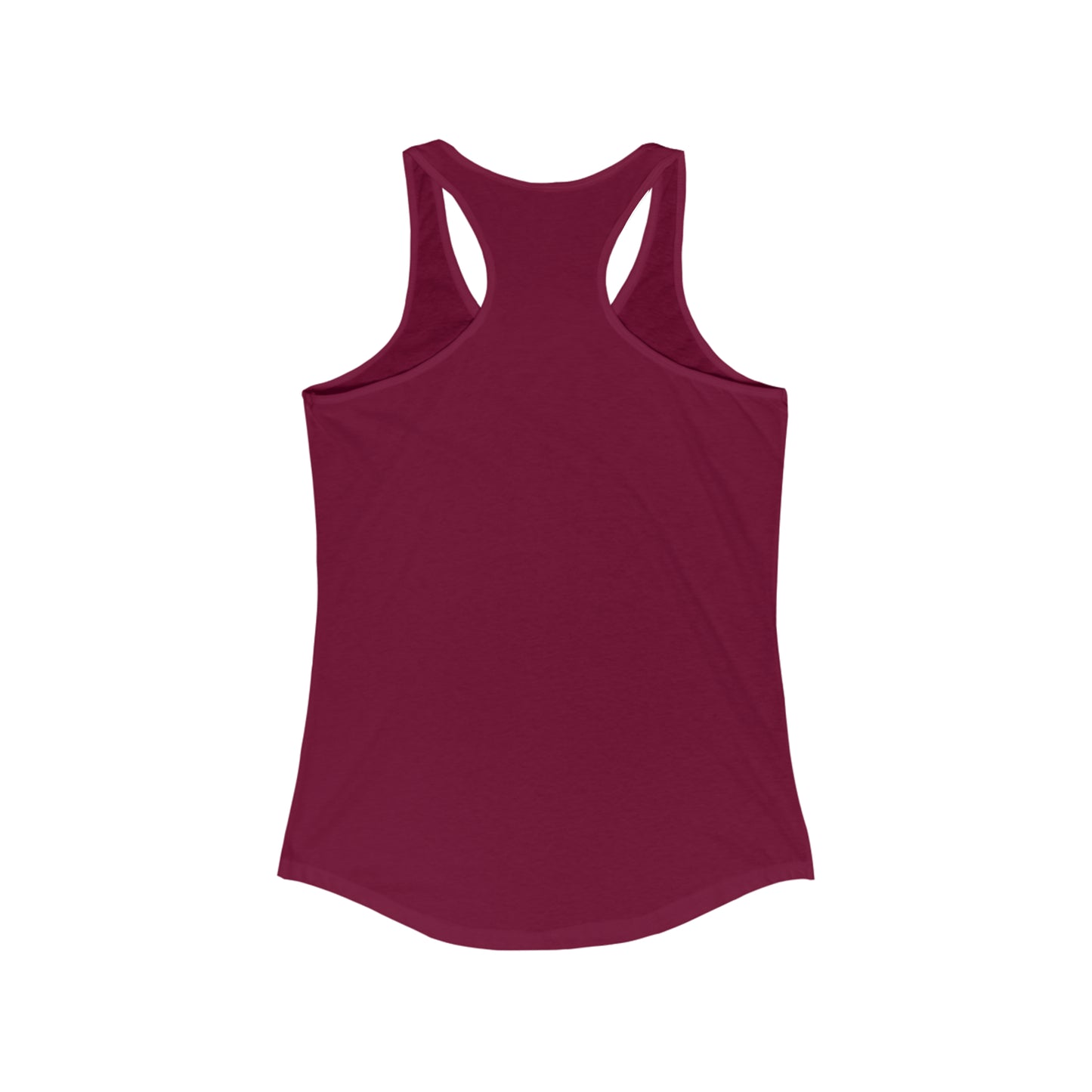 Pickleball Yogi - No words on back. Women's Ideal Racerback Tank