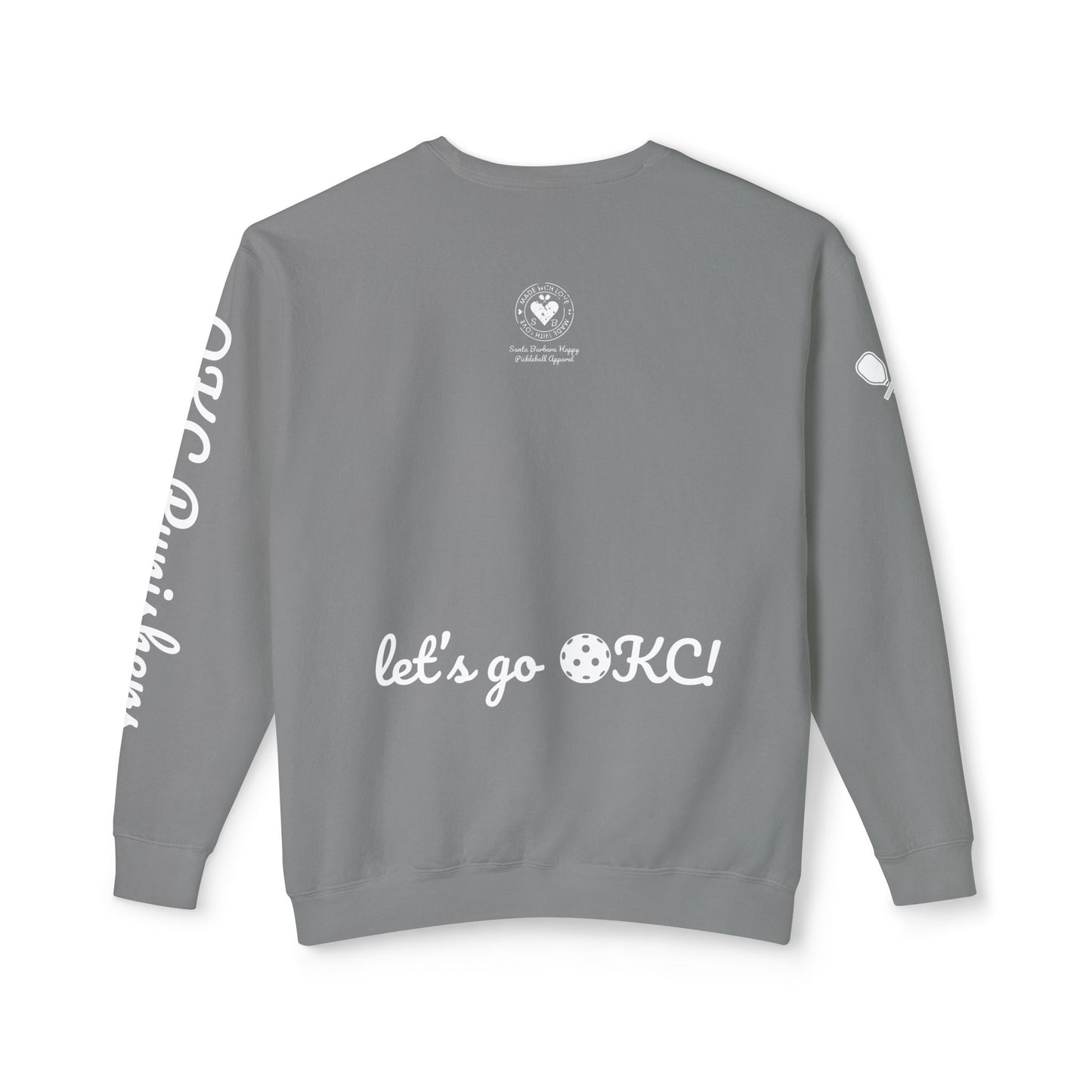 NPL Garment Dyed- Unisex Garment Dyed Lightweight Crew - Customize Sleeve w/ Name