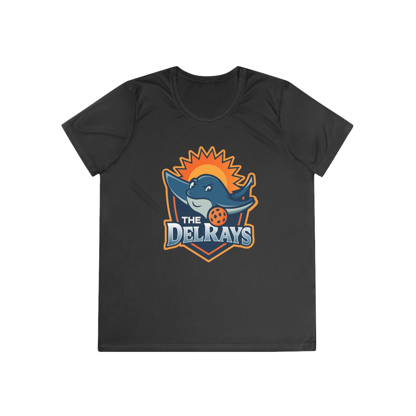 The Del Rays Ladies SPF 40 Sprt Tek Competitor Tee - Add name