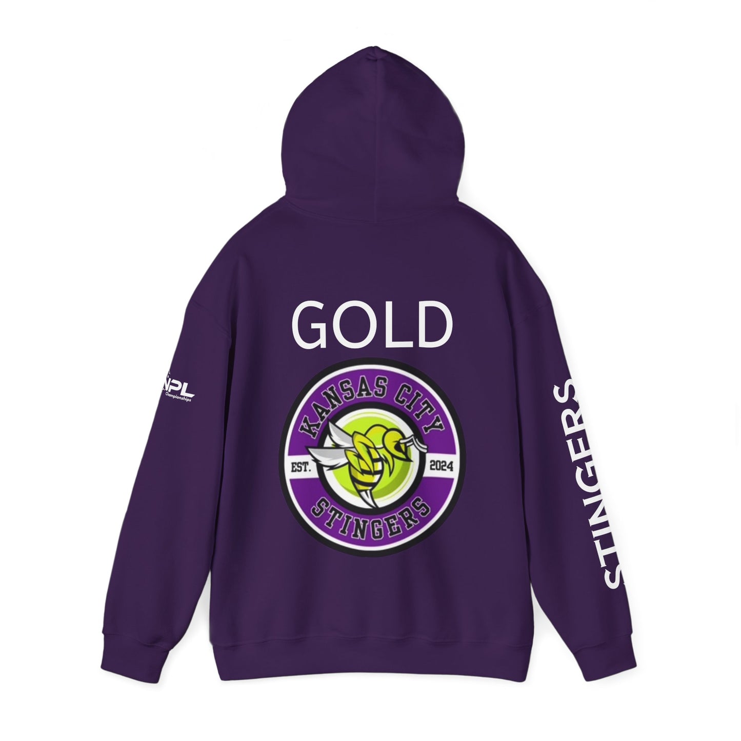 Kansas City Stingers style 2- Customize Back - Unisex 50/50 Hoodie