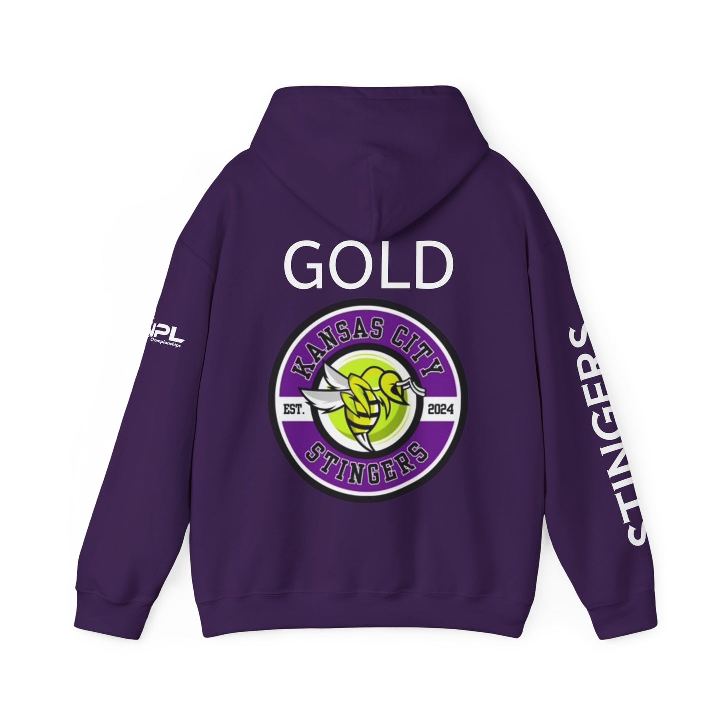 Kansas City Stingers style 2- Customize Back - Unisex 50/50 Hoodie