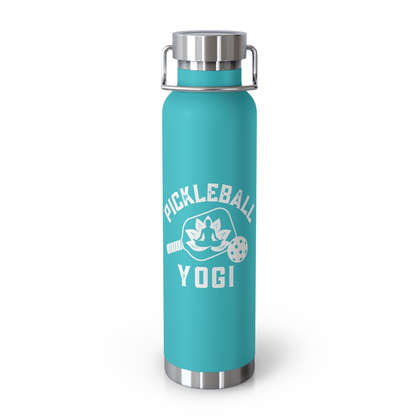 Pickleball Yogi - Copper Vacuum Insulated Bottle, 22oz