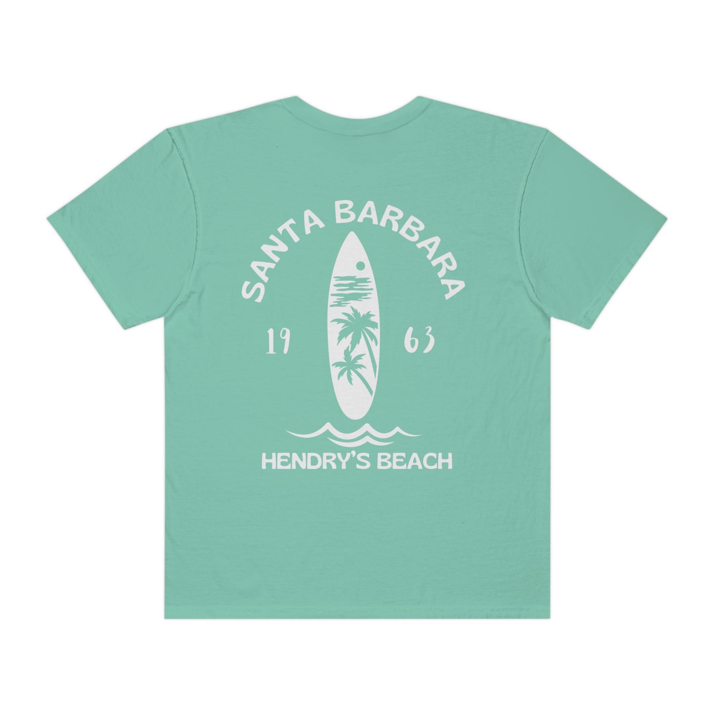 Santa Barbara Hendry’s Beach T-shirt - Comfort Colors- oversized fit