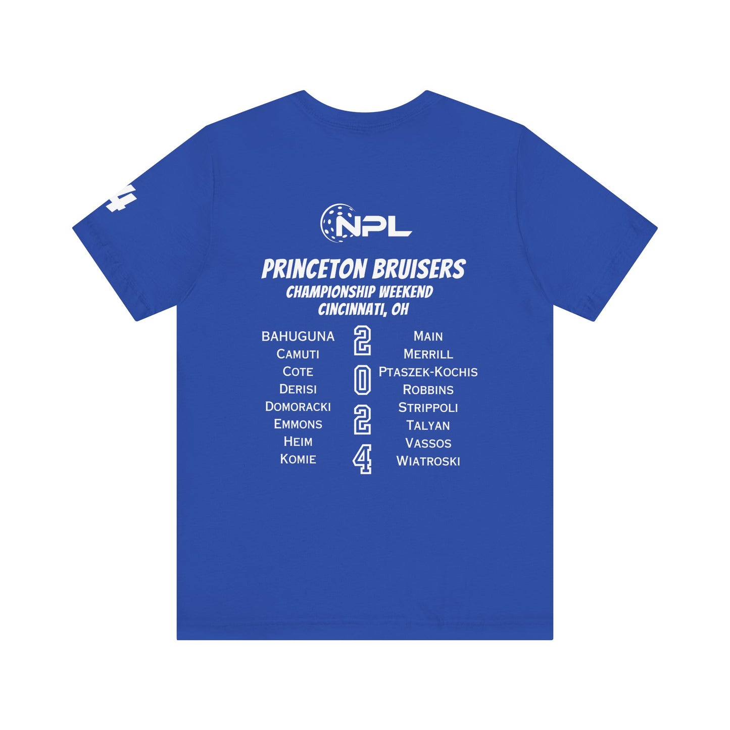 Princeton Bruisers Unisex Jersey Short Sleeve Tee