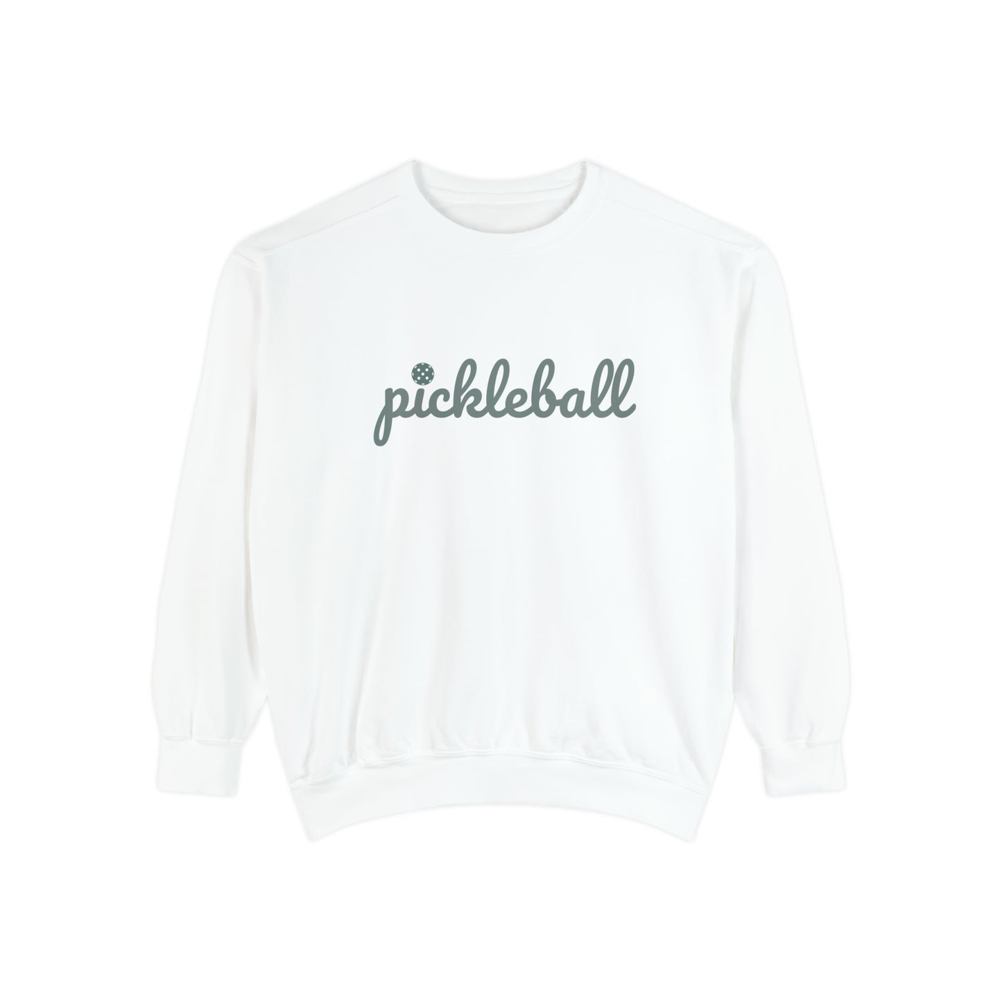 Kara’s Pickleball Script w/ Ball - unisex garment dyed crew. - Comfort Colors