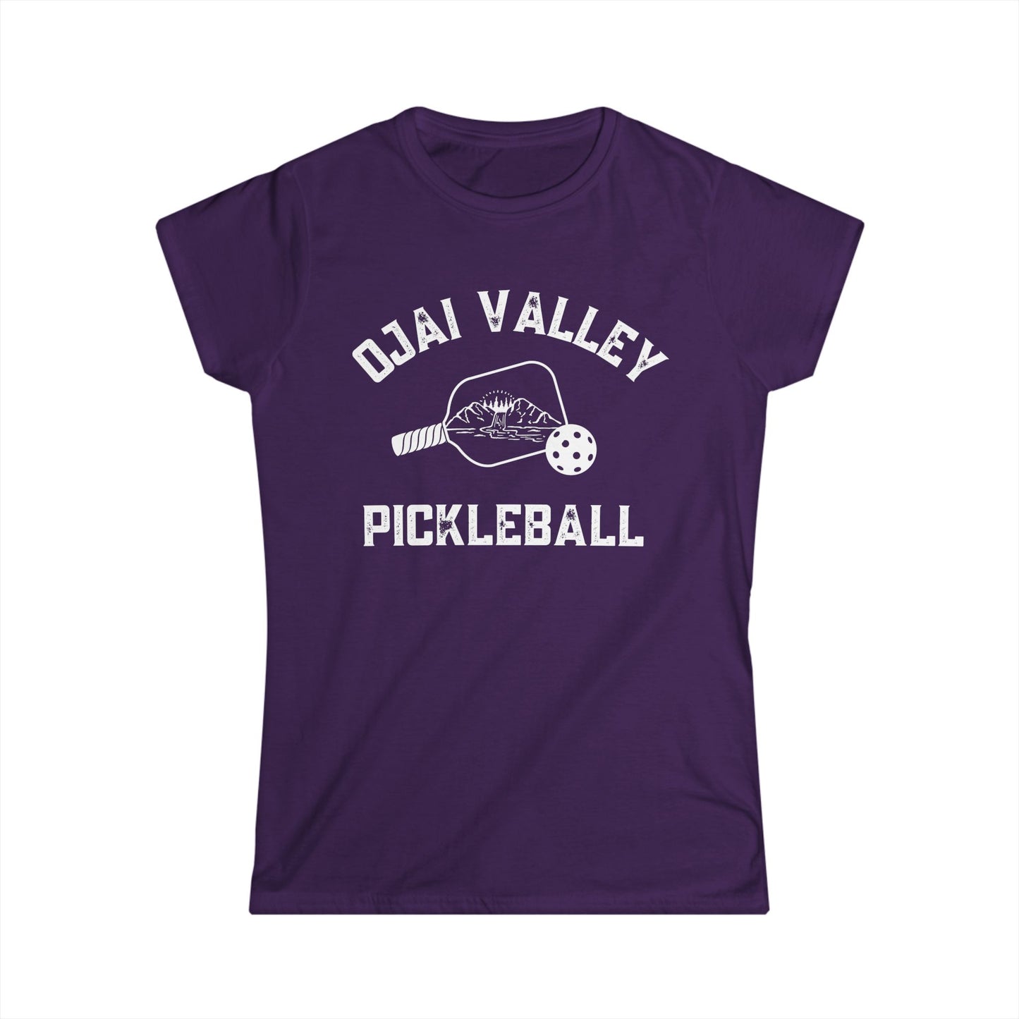 Ojai Valley Pickleball Women's Softstyle Tee