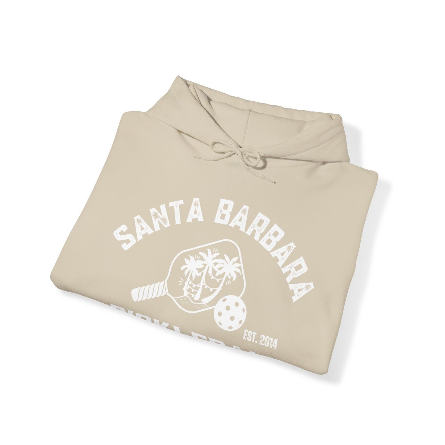 Santa Barbara Pickleball Limited Edition Hoodie. Can customize sleeves