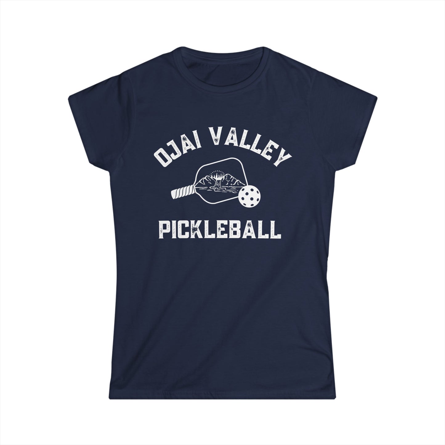 Ojai Valley Pickleball Women's Softstyle Tee