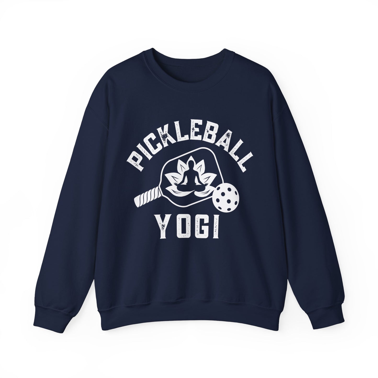 Pickleball Yogi Crew - can customize sleeve & back as shown